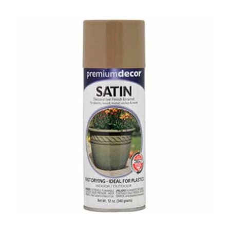 General Paint Spray Paint, Khaki, Satin, 12 oz 144945
